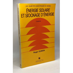 Energie solaire et stockage d'énergie - 2e édition - les objectifs...