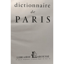 Dictionnaire de Paris