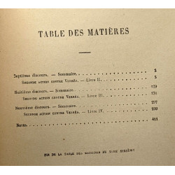 Cicéron seconde action contre Verrès (suite) de la préture des...