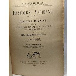 La République Romaine de 133 à 44 avant J.-C. - I) Des gracques à...