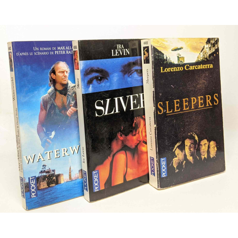 Waterworld + Sliver (Levin Ira) + Sleepers (Carcaterra Lorenzo)...