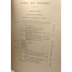 Les origines du monde de l'énergie de la vie des espèces de l'homme
