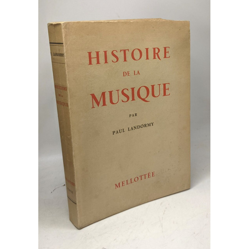 Histoire de la musique - nouvelle édition