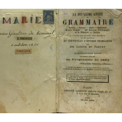 La deuxième année de grammaire révision syntaxe style...