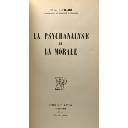 La psychanalyse et la morale