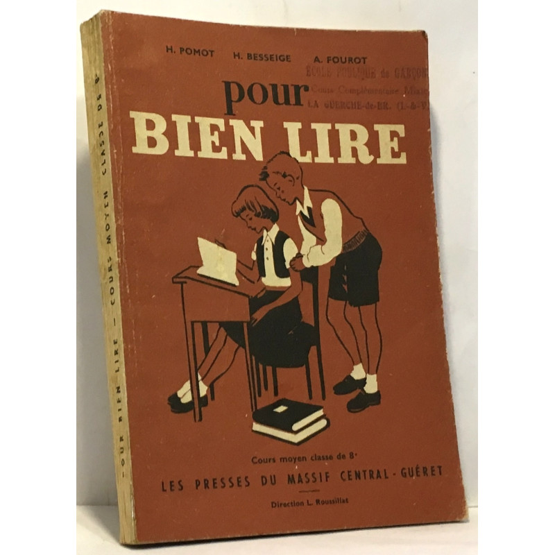 Pour bien lire - cours moyen de 8e