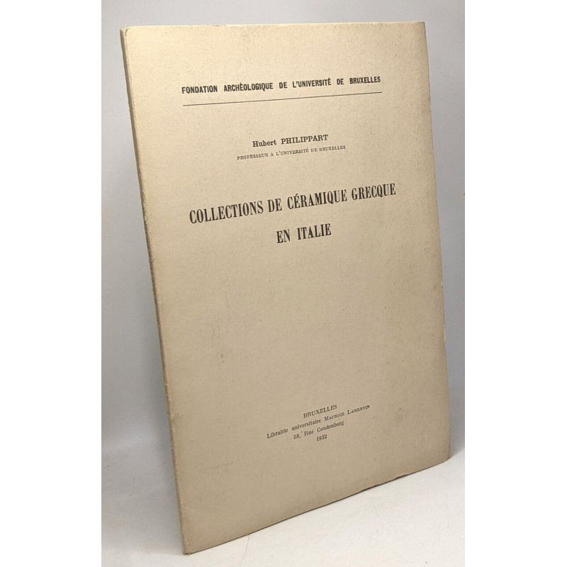 Collections de Céramique grecque en Italie - Fondation archéologie...