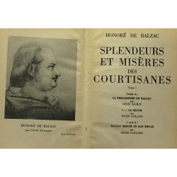 Splendeurs et misères des courtisanes - tome premier et second