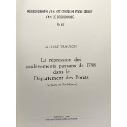 La répression des soulèvements paysans de 1798 dans le département...