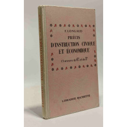 Précis d'instruction civique et économique - classes de 6e et de 5e