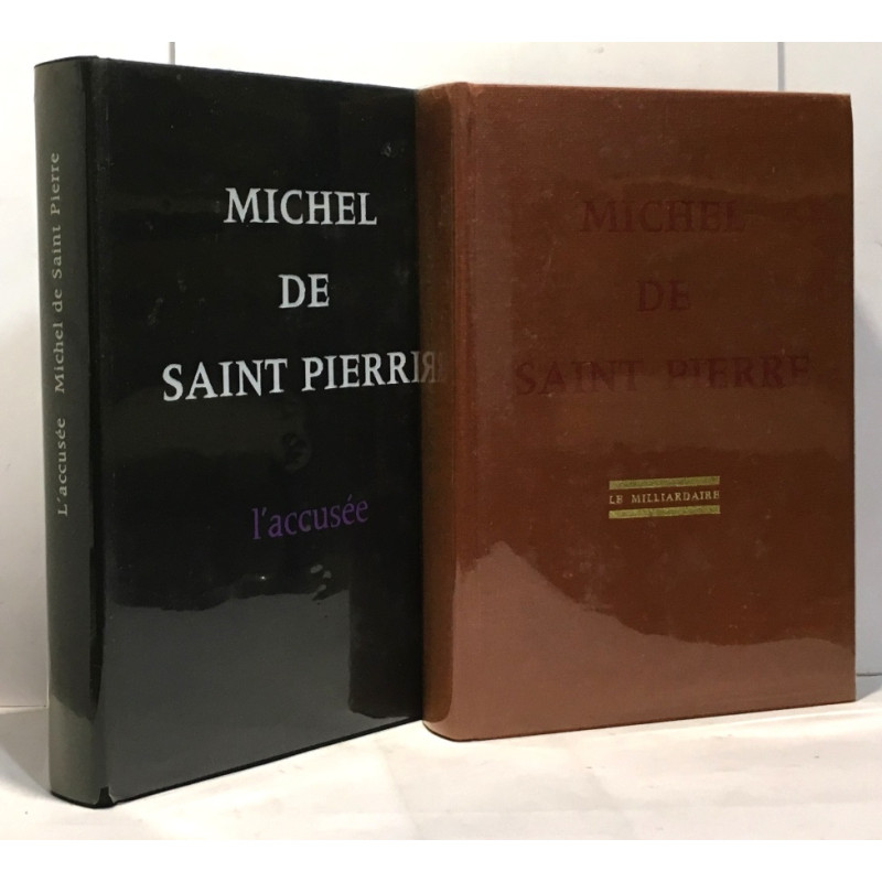 Le milliardaire + L'accusée --- 2 livres
