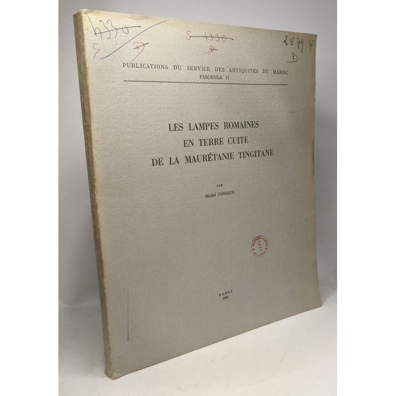Les lampes romaines en terre cuite de la Maurétanie Tingitane -...