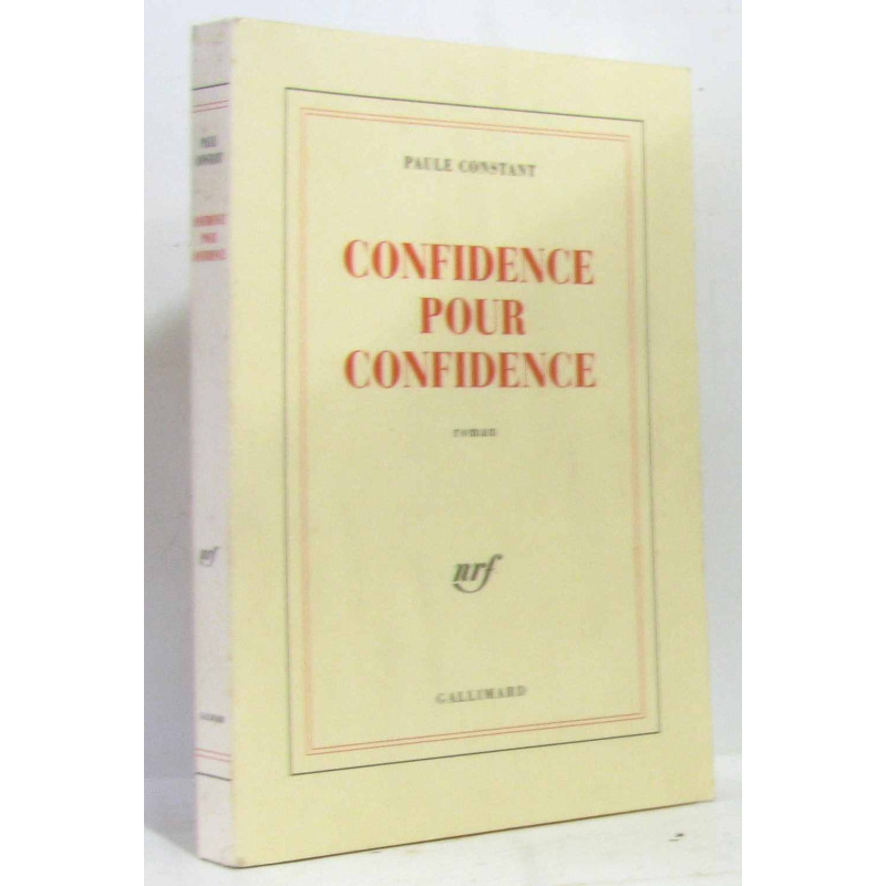 Confidence pour Confidence