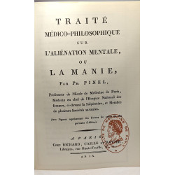 Sur l'aliénation mentale - ANALECTES (extrait et fac simile de...