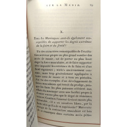 Sur l'aliénation mentale - ANALECTES (extrait et fac simile de...