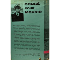 Congé pour mourir (Les Belges dans la Royal Navy) préface du...