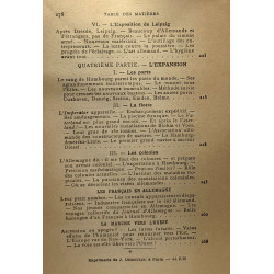 Les derniers progrès de l'Allemagne - coll. les pays modernes - 21...