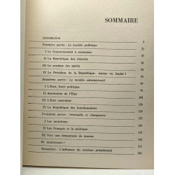 Le gouvernement de la France: de Louis XVI à Pompidou