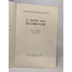 La volonté selon Malebranche