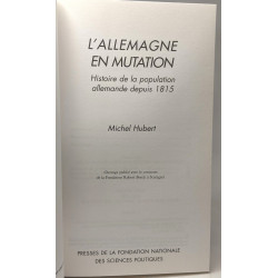 L'Allemagne en mutation: Histoire de la population allemande...