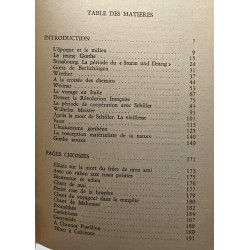 Goethe - Pages choisies - les classiques du peuple