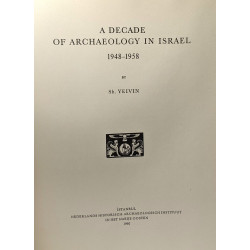 A decade of archaeology in Israel 1948-1958
