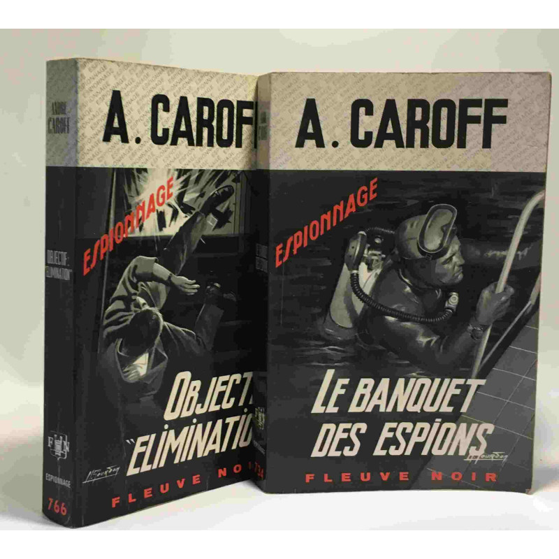 Objectif élimination + Le banquet des espions --- 2 livres