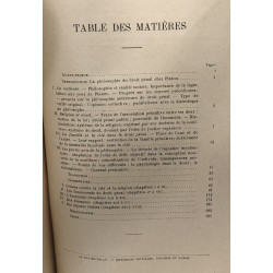 PLATON - Lois - Livre IX traduction et commentaire