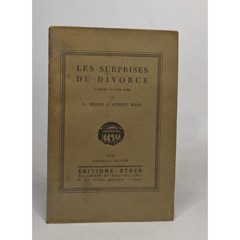 Les surprises du divorce