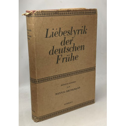Liebeslyrik der deutschen frühe in zeitlicher folge