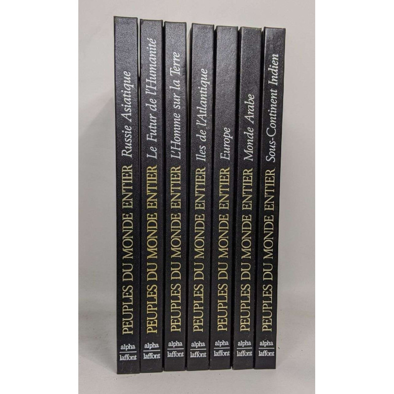 Lot de 13 ouvrages "Peuples du monde entier" : titres voir...