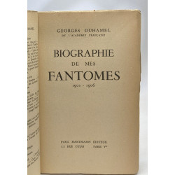 Biographie de mes fantômes 1901-1906