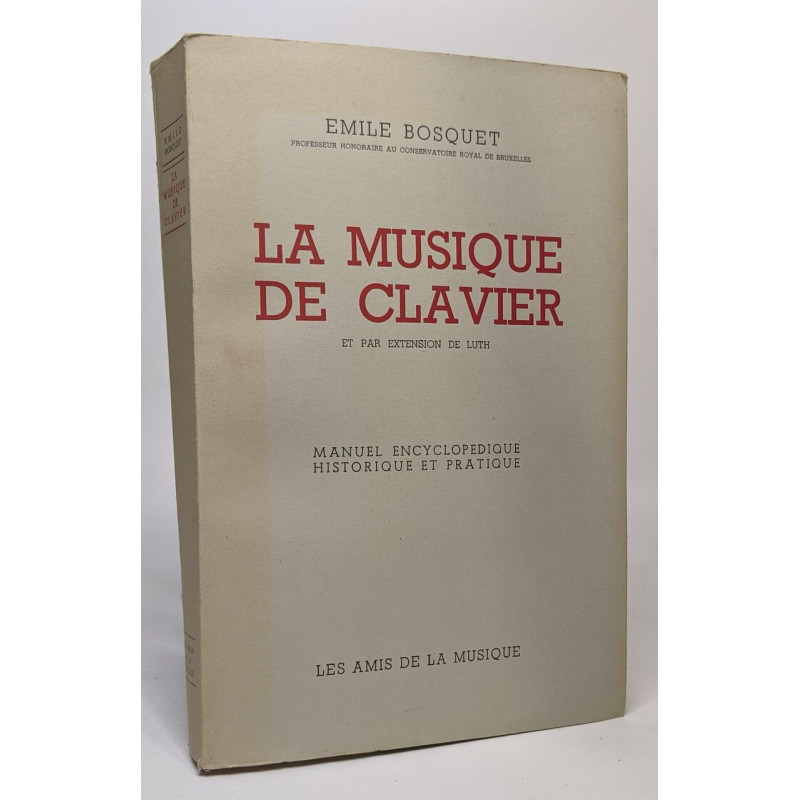 La musique de clavier et par extension de luth