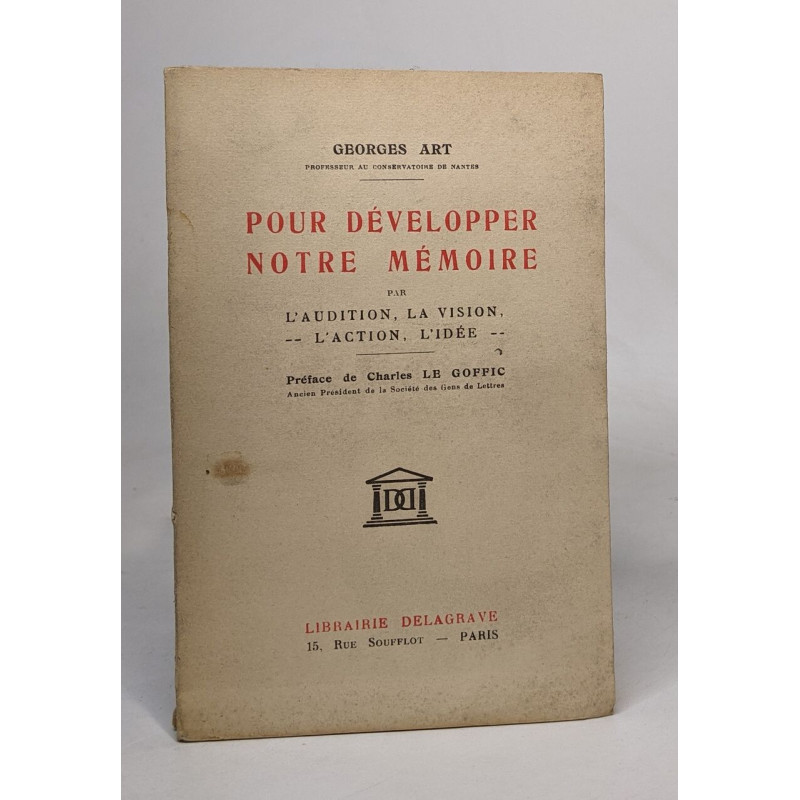 Pour développer notre mémoire
