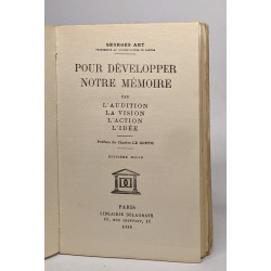 Pour développer notre mémoire