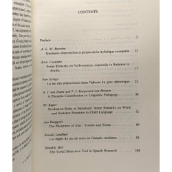 Nomen leyden studies in linguistics and phonetics