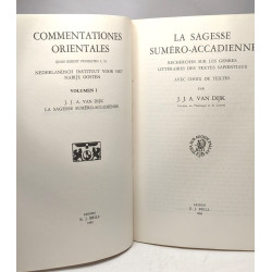 La sagesse suméro-accadienne - recherches sur les genres...