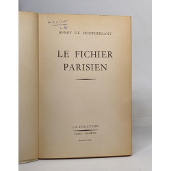 Le fichier parisien