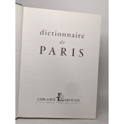 Dictionnaire de Paris