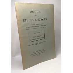 Tables générales des Tomes LI-LXXIII (1938-1960) / Revue des...
