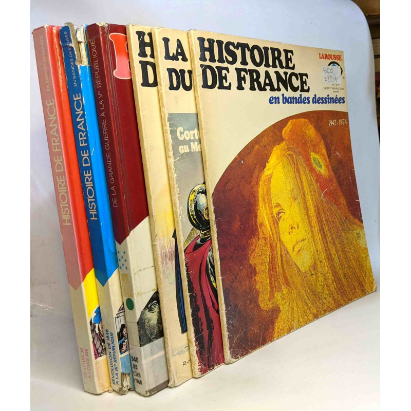 Histoire de France en banes dessinées 3 volumes cartonnés + 3...