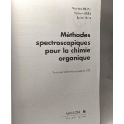 Méthodes spectroscopiques pour la chimie organique