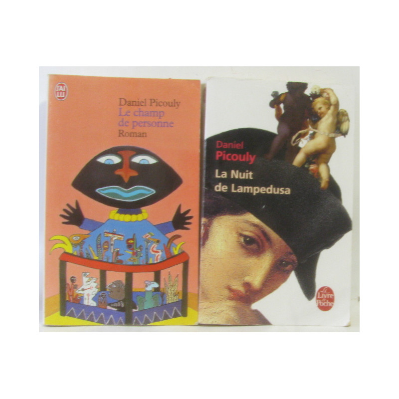 Le Champ de personne + La nuit de Lampedusa --- 2 livres