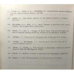 Psychological Approach to the Rehabilitation of Coronary Patients:...