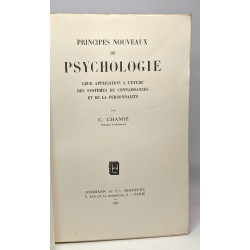 Principes nouveaux de psychologie - leur application à l'étude des...