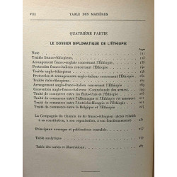 L'Ethiopie et les convoitises allemandes - la politique...