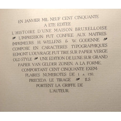 Histoire d'une maison bruxelloise 1315/1949