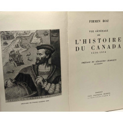 Vue générale de l'histoire du Canada - 1534-1935 - seize...
