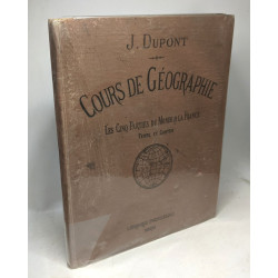 Cours de géographie les cinq parties du monde - texte et carte