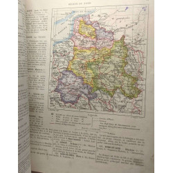 Cours de géographie les cinq parties du monde - texte et carte